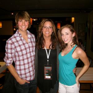 James Maslow, Gayla Goehl and Najarra Townsend at 