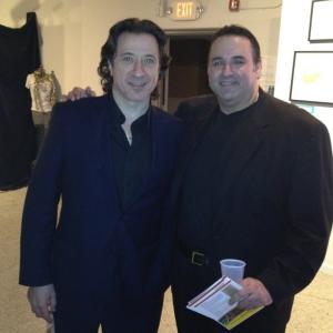 Award-Winning Director/Producer Sam Borowski with Award-Winning Actor/Director Federico Castelluccio, who he directed in the short film, POLLINATION *.