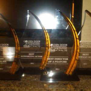 Sam Borowskis NIGHT CLUB took home 5 out of a possible 6 awards in the 2011 GOLDEN DOOR INTERNATIONAL FILM FESTIVAL OF JERSEY CITY including Best Director and Best Feature