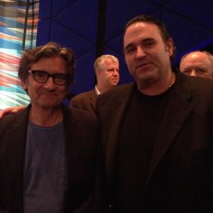 AcademyAward Nominated ActorDirector Griffin Dunne poses with AwardWinning DirectorProducer Sam Borowski at the Premiere of THE DISCOVERERS at the Museum of the Moving Image in New York