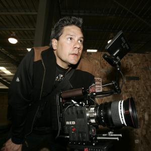 Director Scott A. Capestany on the RED EPIC on set for his Feature Film 