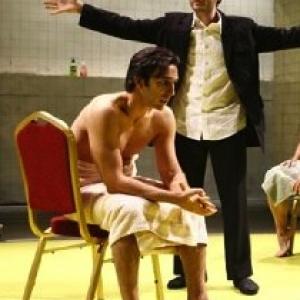 Arian Moayed & Amir Arison in The Signature Theatre Company's 