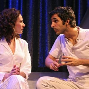 Laura Benanti and Amir Arison in Why Torture Is Wrong And The People Who Love Them at the Public Theater