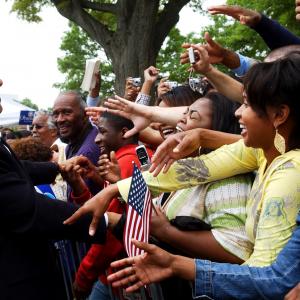 Still of Barack Obama in By the People: The Election of Barack Obama (2009)