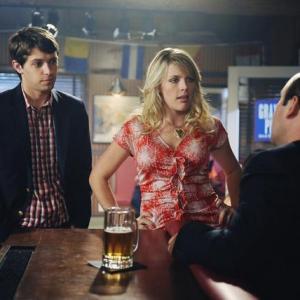 Still of Busy Philipps Ian Gomez and Ryan Devlin in Cougar Town 2009