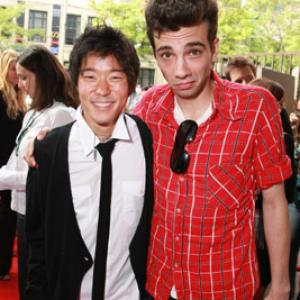 Jay Baruchel and Aaron Yoo at event of Nick and Norahs Infinite Playlist 2008