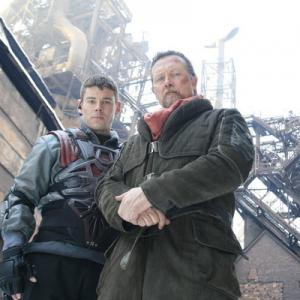 Still of Robert Patrick and Brian J Smith in Red Faction Origins 2011