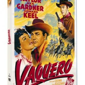 Ava Gardner Robert Taylor and Howard Keel in Ride Vaquero! 1953