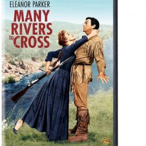 Robert Taylor and Eleanor Parker in Many Rivers to Cross 1955