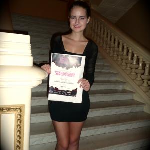 Chelsea at 'His Majesty's Theatre' after performing in Perspectives