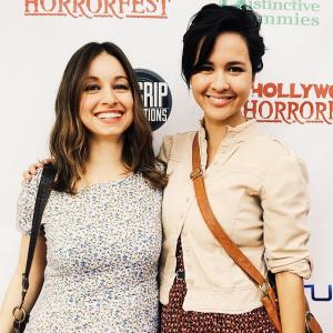 Amanda Carneiro and Michele Carroll at the Hollywood HorrorFest
