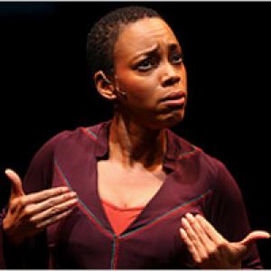 April Yvette Thompson in the New York Theatre Workshop world premier of her solo play Liberty City nominated for a Lucille Lortel Drama Desk  Outer Critics Circle Awards