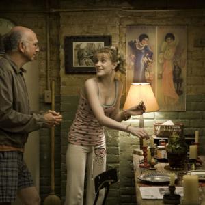 Still of Larry David and Evan Rachel Wood in Kad ir kas benutiktu 2009