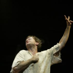 Chandler Williams as Clarence in the Prison Scene from Sam Mendes Bridge production of Richard III