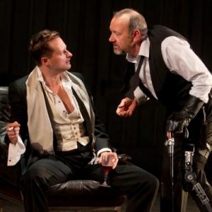 Chandler Williams and Kevin Spacey in Sam Mendes' Bridge Project production of Richard III, 2012.