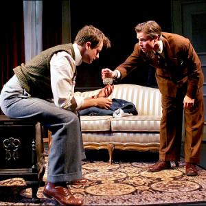 Chandler Williams and Sam Trammell in the 2005 OffBroadway production of ROPE