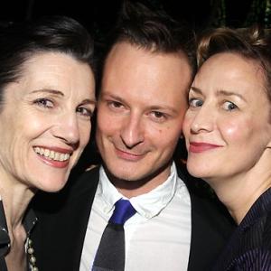 Harriet Walter Chandler Williams and Janet McTeer at the Opening Night Party of Mary Stuart