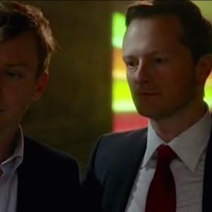 Still of Jimmi Simpson and Chandler Williams in Person of Interest.