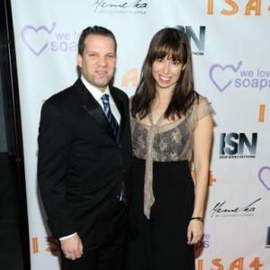 Joanna Parson and Adam Wald at the 2013 Indie Soap Awards
