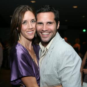 Staci Lawrence and David Castagnetti at the Los Angeles premiere of disFIGURED