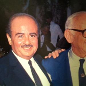 Timothy Hollywood Khan's mentors L-R; Saudi billionaire Adnan M. Khashoggi and late Dr. Armand Hammer owner of Occidental Oil. In Beverly Hills, Ca.