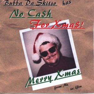 No Cash For Xmas CD cover. A jazzy, Christmas Blues tune with lively live horns. Available on iTunes and other fine websites for download. Also available for film and tv use.