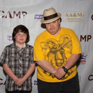 Matthew Jacob Wayne and Bubba Da Skitso, photo op on the red carpet for the movie Camp.