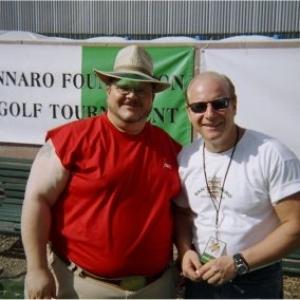 Bubba Da Skitso with Hysterical Comedian, New Jersey's Bad Boy Mike Marino at the Hollywood Italian Festival. Vinnie! Get The Bat!