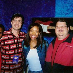 Interviewing Brandy at the KIIS FM Rick Dees Studios in Hollywood with Bubba Da Skitso