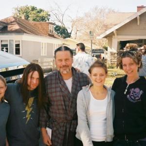 From set of Rob Zombies' HALLOWEEN /07 with Hannah Hall, Sherri Moon, William Forsythe