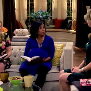 Melissa Joan Hart Maahra Hill and Fiona Gubelman in The Book Club Melissa and Joey