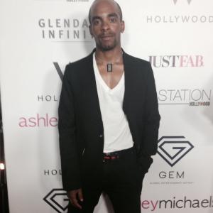 Philip adkins at an infinity motors red carpet event