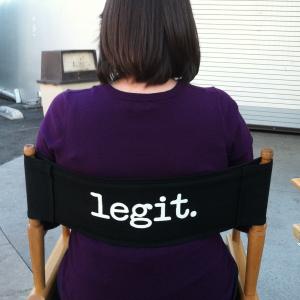 On the set of the new FX comedy Legit. Premiering in January 2013.
