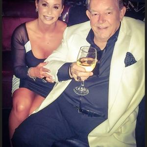 CC Perkinson  Robin Leach host for the Frank Sinatra Tribute at the historical Avalon in Hollywood CA 2015