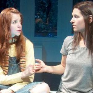 Laura Heisler and Sasha Eden in Anna Ziegler's play, BFF. Off-broadway world premiere, 2007