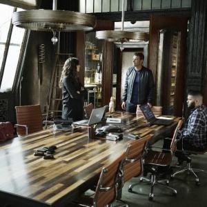 Still of Scott Foley Guillermo Daz and Katie Lowes in Scandal 2012