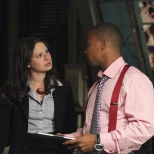 Still of Columbus Short and Katie Lowes in Scandal 2012