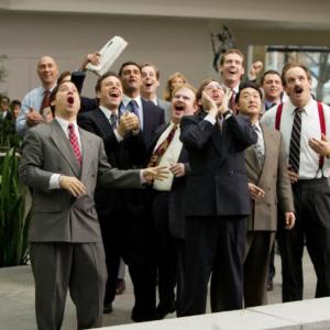 Still of Johnathan Tchaikovsky Kenneth Choi Ethan Suplee Brian Sacca Toby Welch Henry Zebrowski Matthew Rauche and Donnie Keshawarz in The Wolf of Wall Street 2013