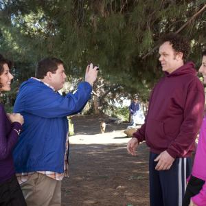 Still of John C. Reilly, Marisa Tomei, Catherine Keener and Jonah Hill in Cyrus (2010)