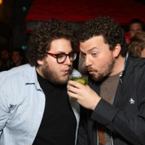 Danny McBride and Jonah Hill at event of The Foot Fist Way (2006)