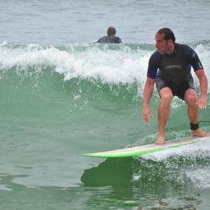 Surfing Santa Monica  April 2012