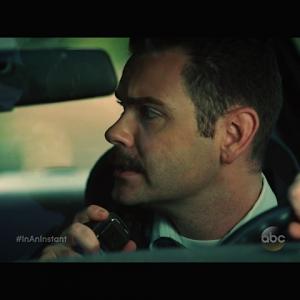 Detective Earl pulls up to the scene on ABC's In An Instant.