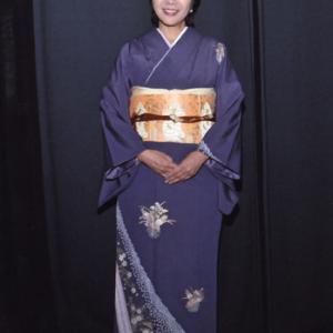 AKIKO SHIMA as MC at Aratani Japan America Theater in Little Tokyo Los Angeles