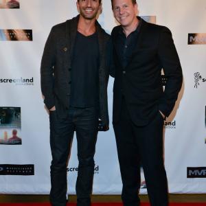 SAVING JOHN MURPHY (La Premiere) for friends & family - Bryan Chesters (Actor/Producer/Writer) w/ friend & actor - Justin Baldoni