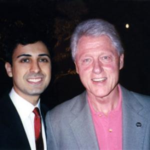 President Clinton and Keya Morgan