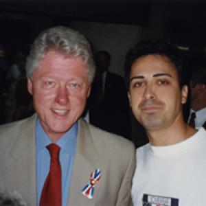 President Bill Clinton and Keya Morgan
