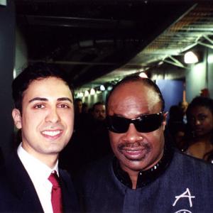 Keya Morgan and Stevie Wonder Grammy Awards photograph taken by comedian Chris Tucker