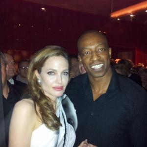 Angelina Jolie  Eebra Toor at the preview of the film IN THE LAND OF BLOOD AND HONEY directed by Angelina Jolie