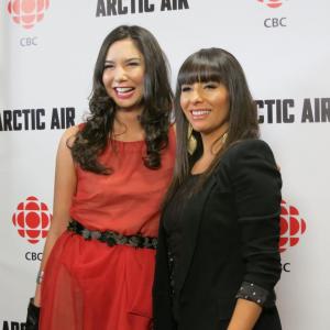 With Carmen Moore at the Arctic Air premiere