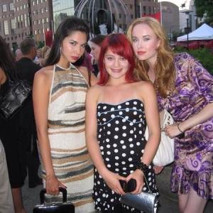 With Ingrid Nilson and Elyse Levesque at the Rouge event Vancouver